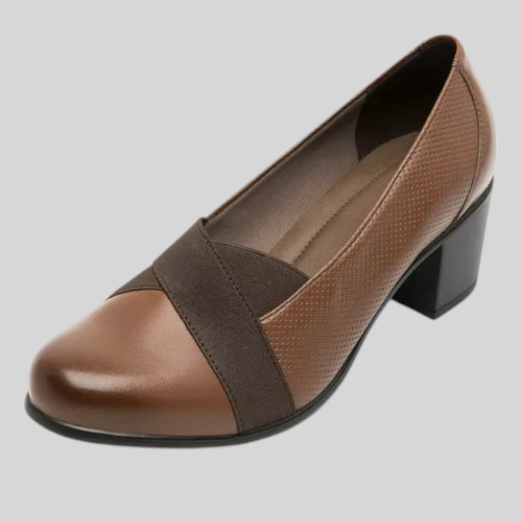 Zapato Flexi Mujer Casual Piel Con Tacón 110403caf