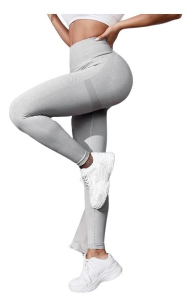 SHEIN Leggins Deportivo Mujer Lycra Levanta Glúteos Gym