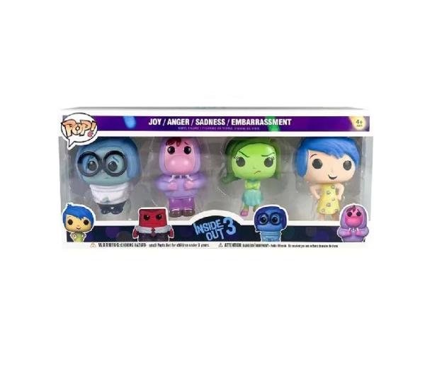 Funko Pop Disney Intensamente 2 Inside Out Tristeza, Vergüenza, Desagrado y Alegría