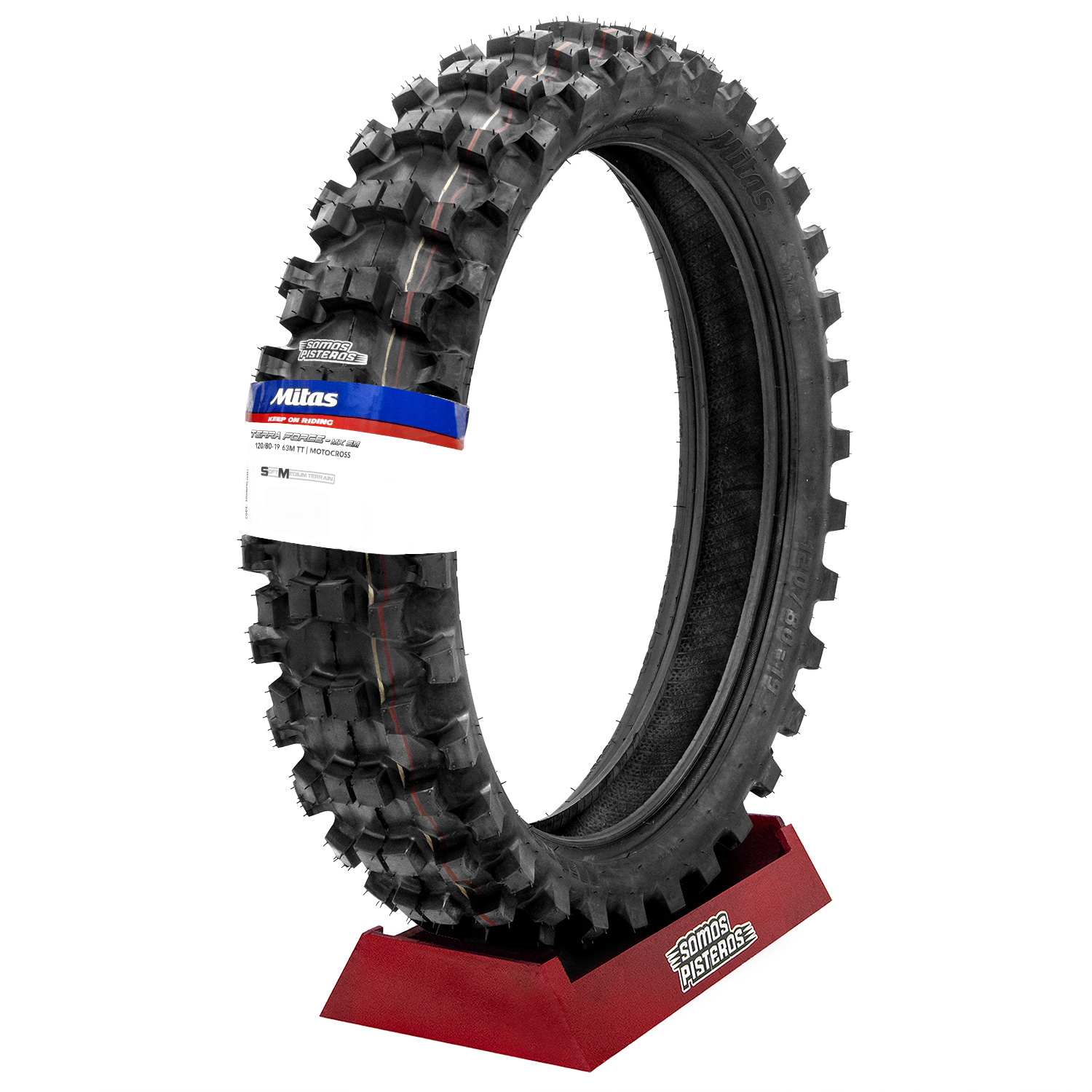 LLANTA MITAS TERRA FORCE-MX SM 120/80 19 CRF450R YZ450F