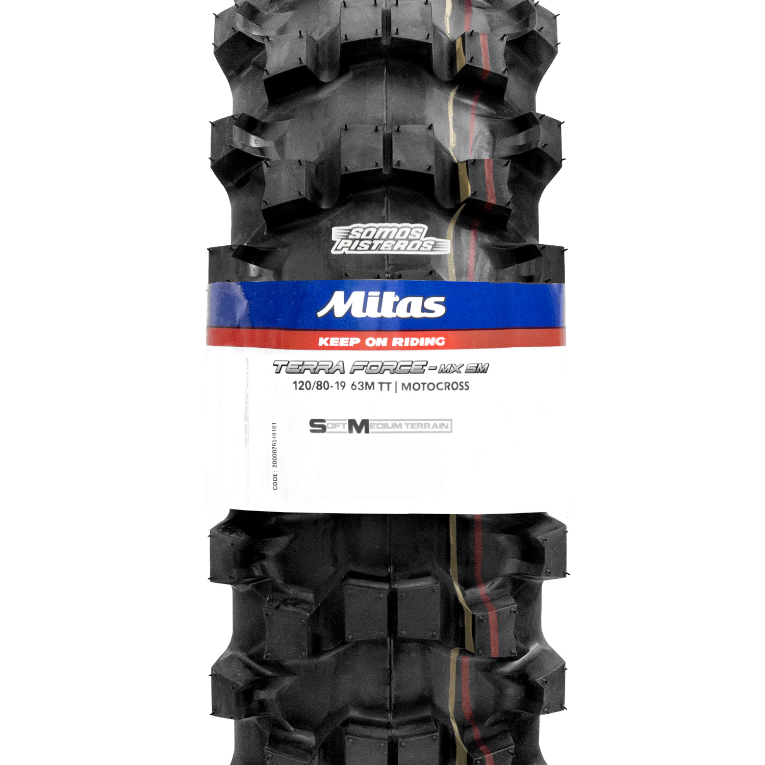 LLANTA MITAS TERRA FORCE-MX SM 120/80 19 CRF450R YZ450F