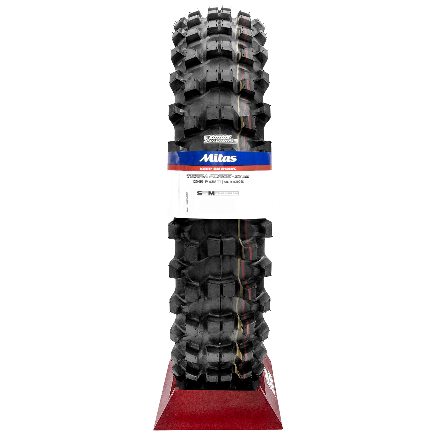 LLANTA MITAS TERRA FORCE-MX SM 120/80 19 CRF450R YZ450F
