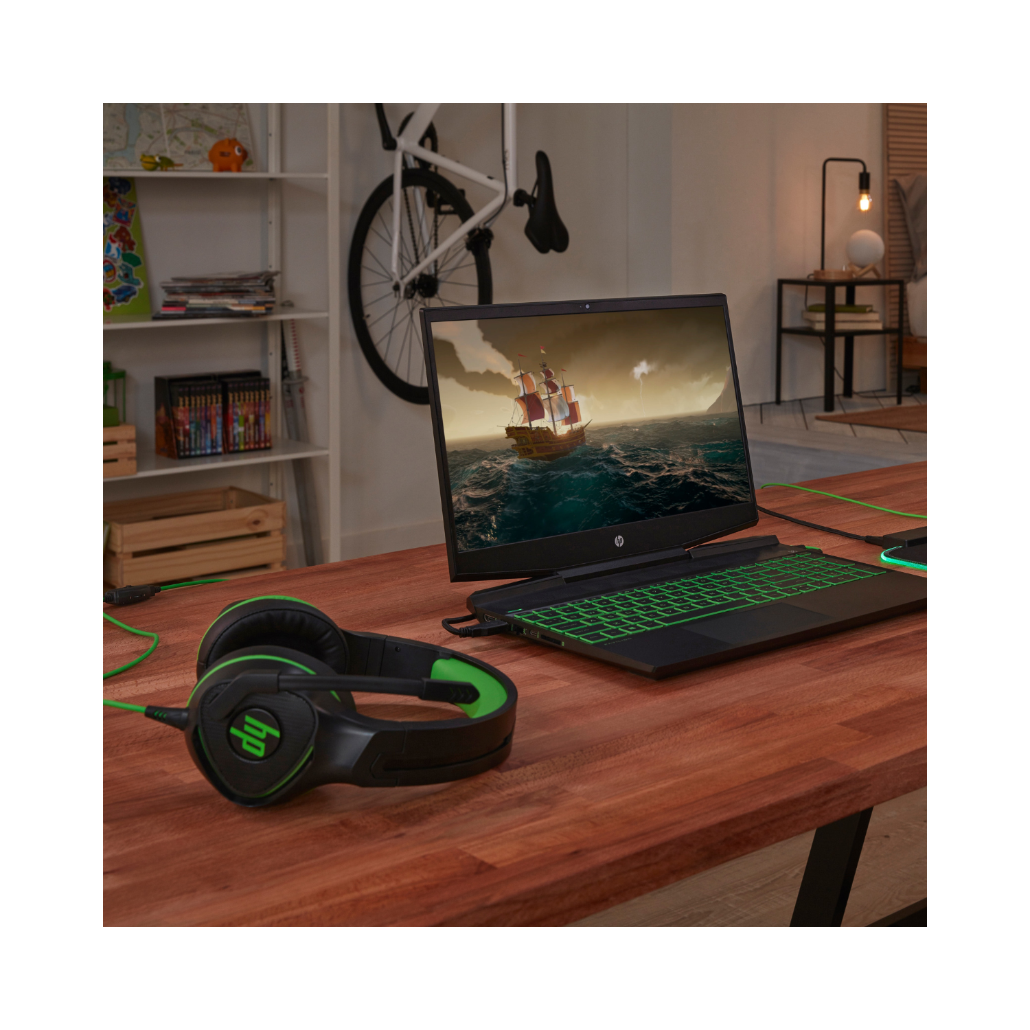 Auriculares Gamer HP 4BX31AA Abl, Alámbricos 3.5 mm