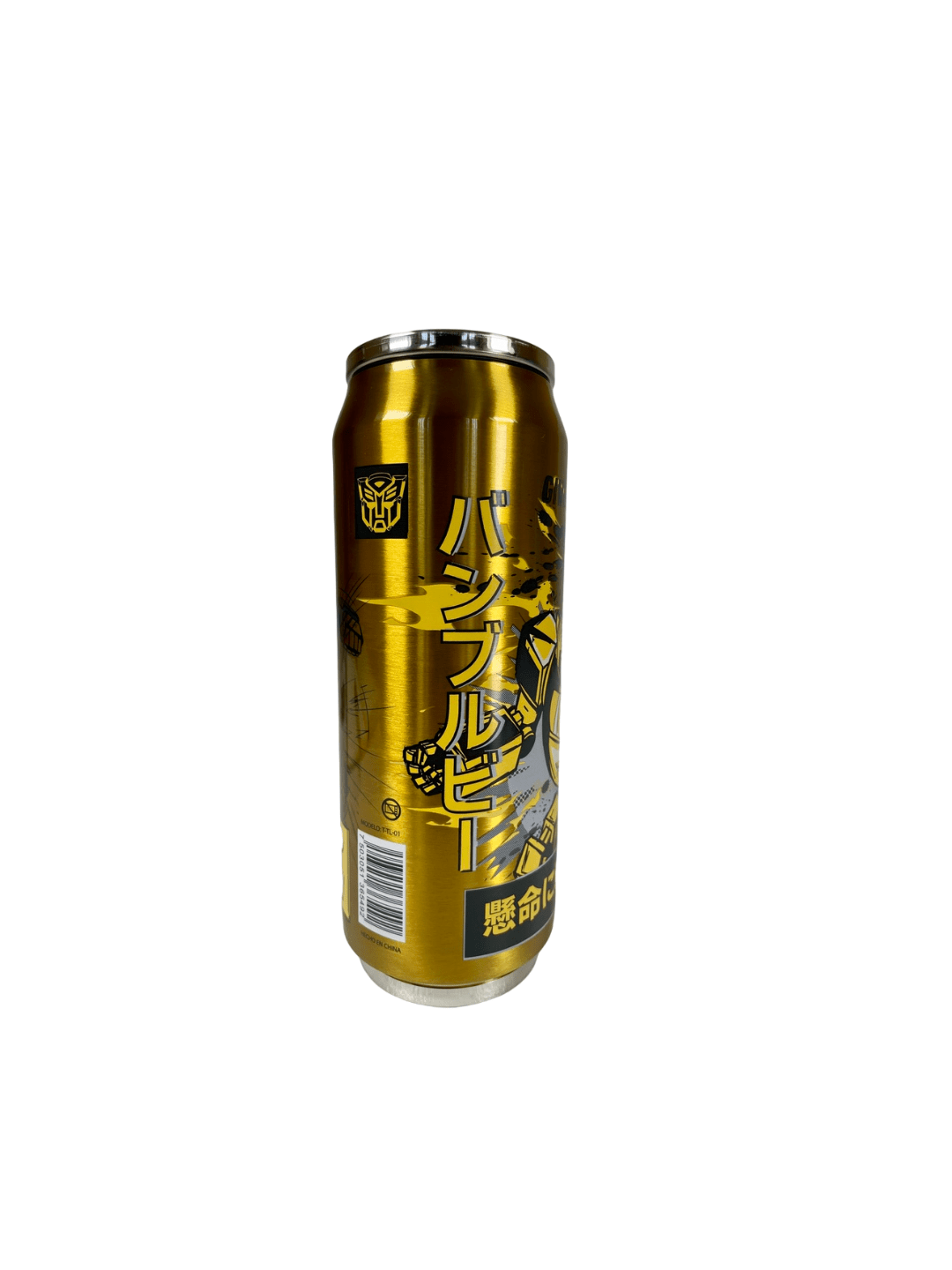 TERMO ESTILO LATA BUMBLEBEE - TRANSFORMERS ACERO INOXIDABLE 520ML