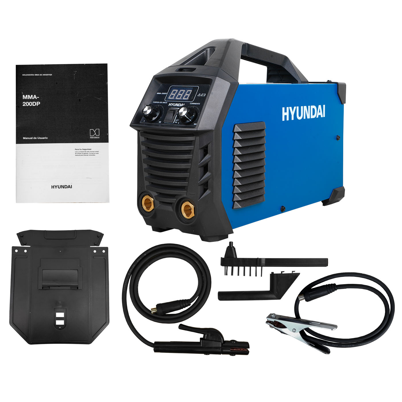 Soldadora Inverter Profesional Hyundai (MMA/LIFT TIG) 110v/220v 200A 3PCB – MMA-200DP