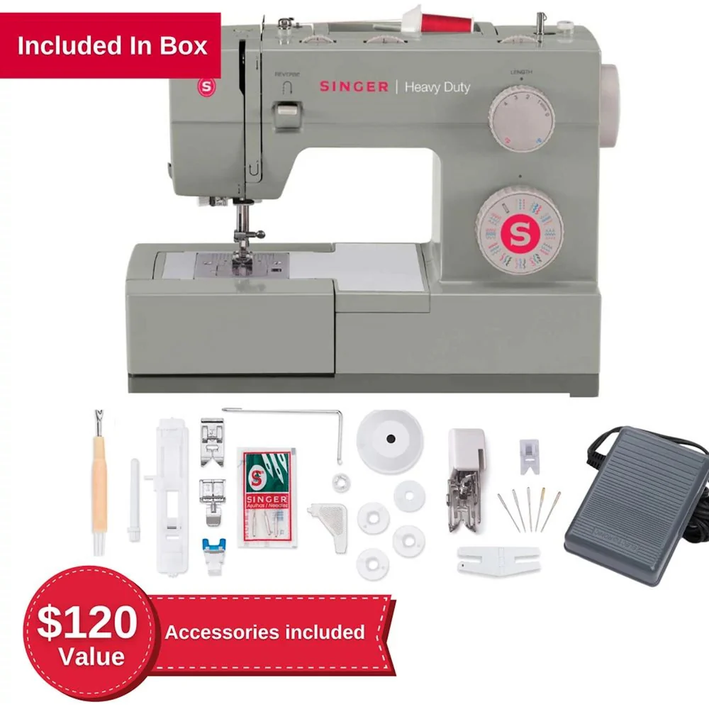 MAQUINA DE COSER MECANICA HEAVY DUTY MARCA SINGER