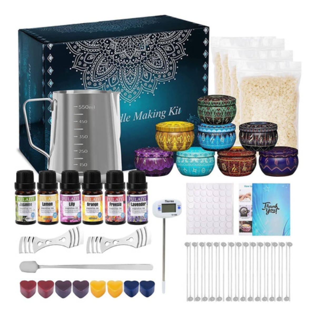 Kit Para Hacer Velas Aromáticas 