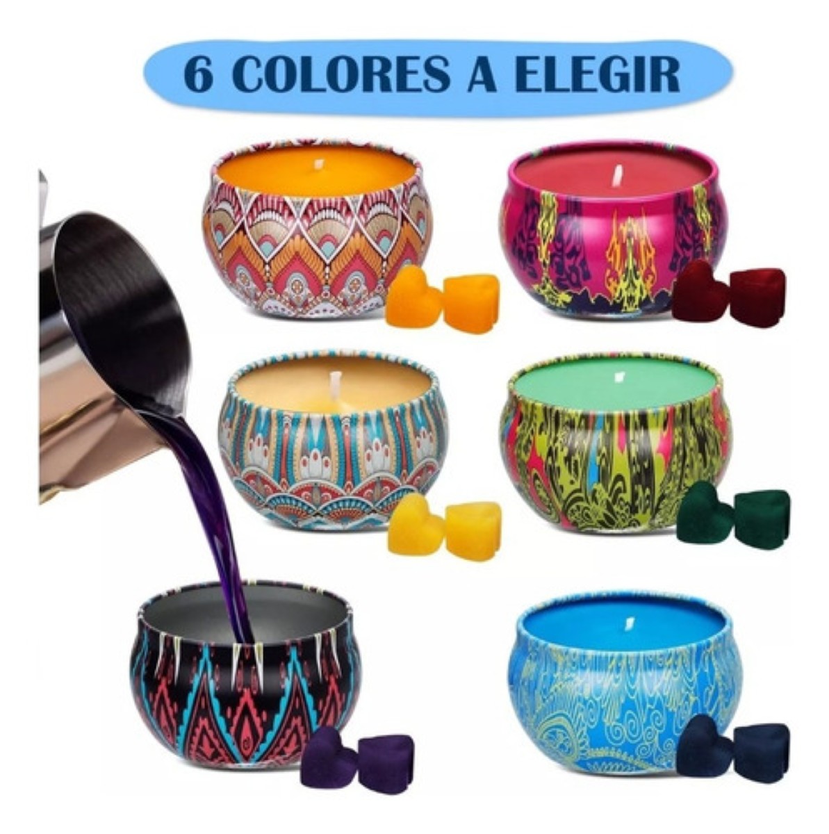 Kit Para Hacer Velas Aromáticas 