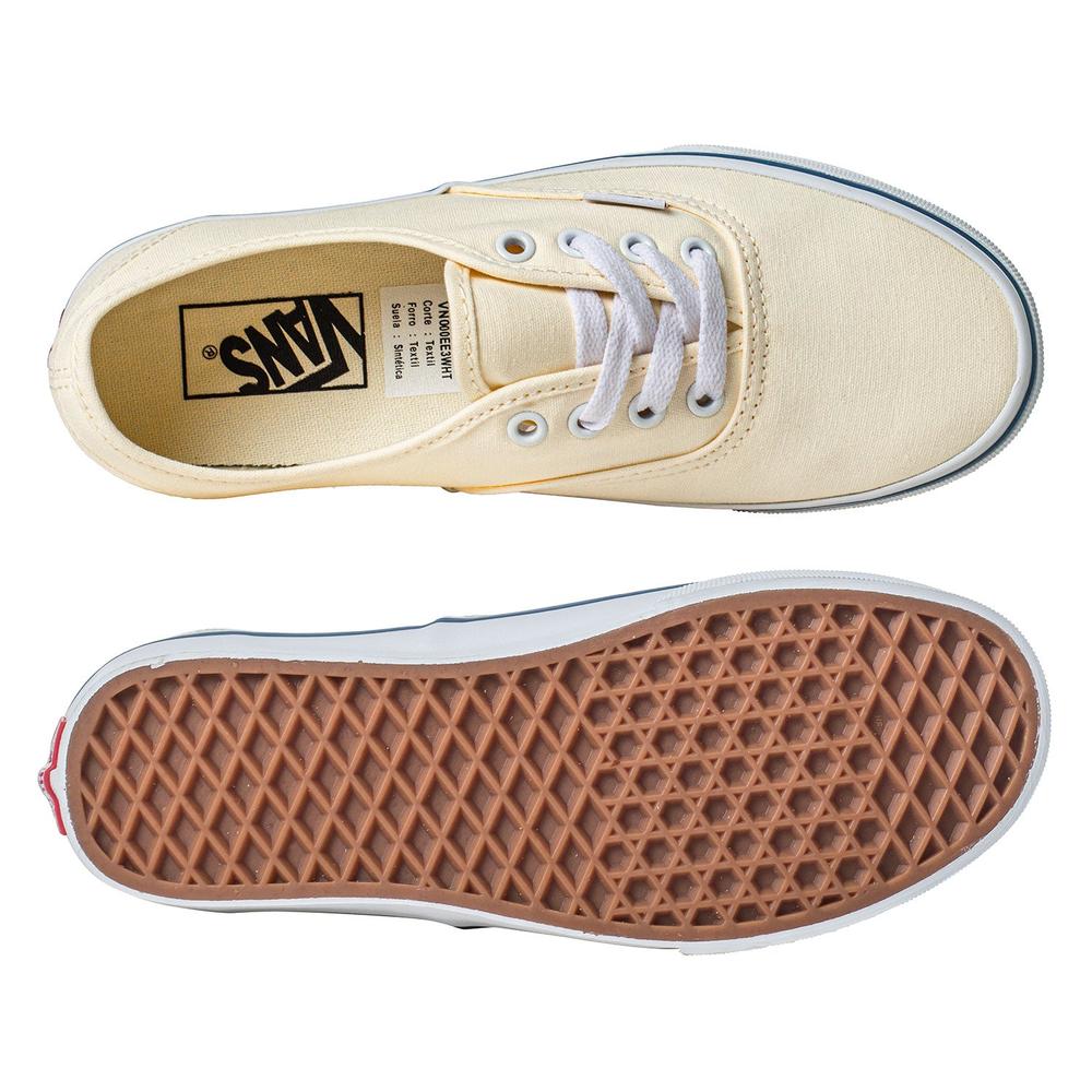 Tenis Vans Authentic - 0EE3WHT - Beige - Unisex