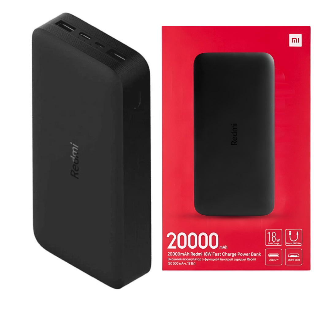 Xiaomi Redmi Power Bank 20000mah + Smartwatch Haylou S6