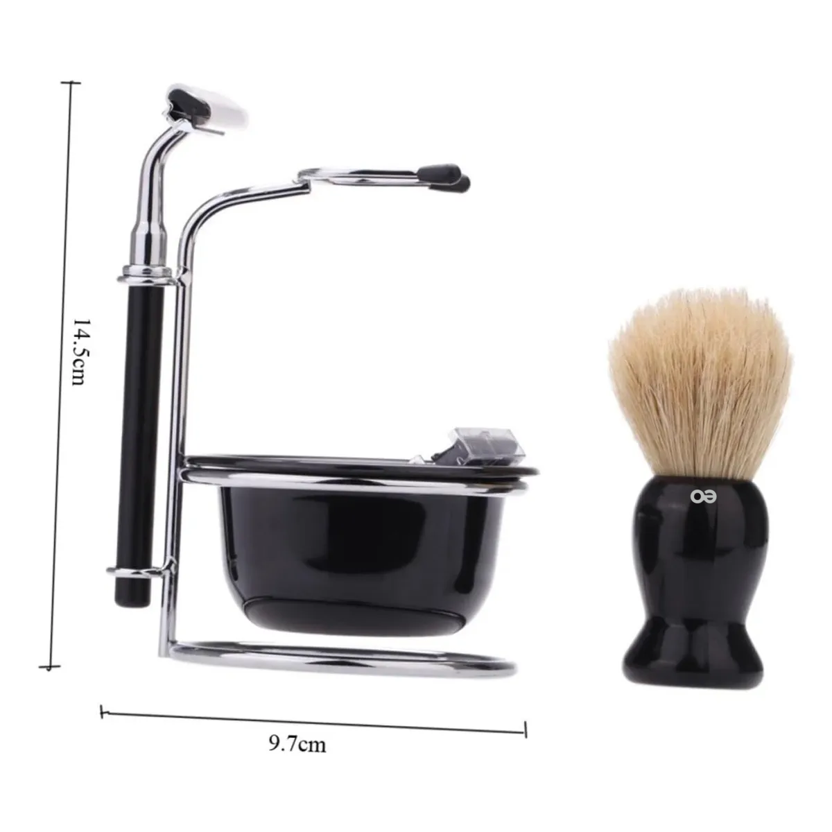 Kit Para Rasurar Hombre Jabon Para Afeitar Acero Inoxidable
