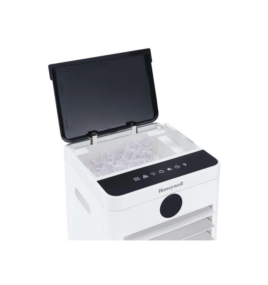 Enfriador De Aire Evaporativo Portatil Honeywell Mod. CS123XEUI, 12L, Blanco, 3 en 1 Enfriador, humidificador y ventilador. 