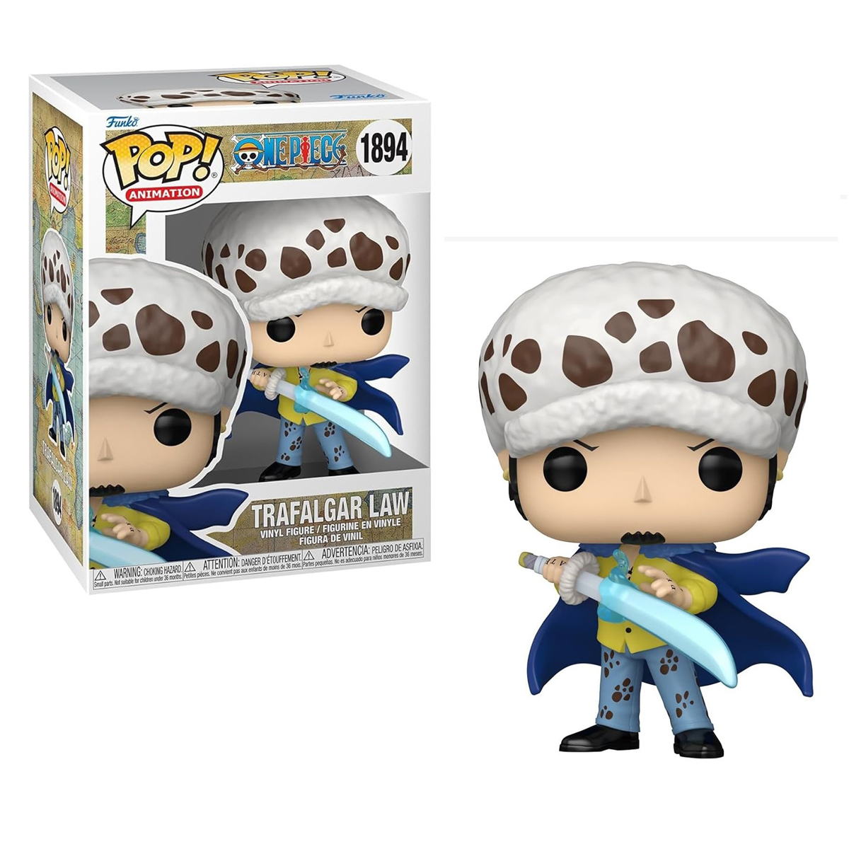 Funko Pop! One Piece - Trafalgar Law - Blue Anesthesia #1894