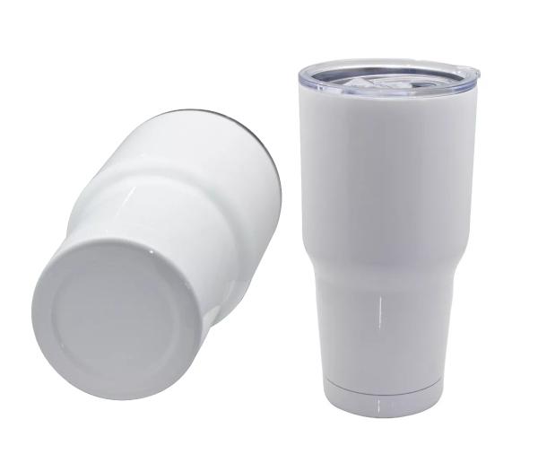 Termo El mejor papá del mundo | Día del padre | Blanco Acero | divertido | Viajero Metálico 30 oz