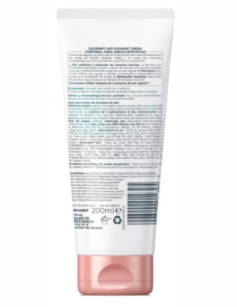 Crema Corporal Anti-manchas Eucerin Anti-Pigment 200 ml
