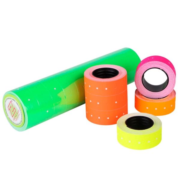 Rollo Etiquetas Colores Para Etiquetadora Manual Pistola De Precios