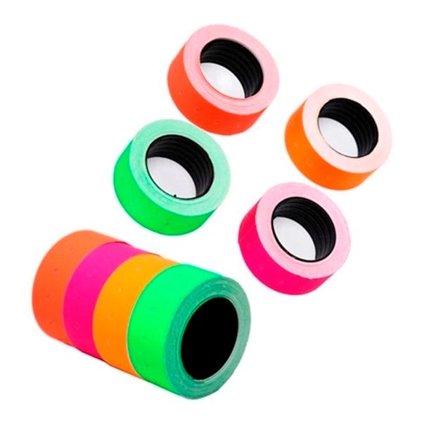 Rollo Etiquetas Colores Para Etiquetadora Manual Pistola De Precios