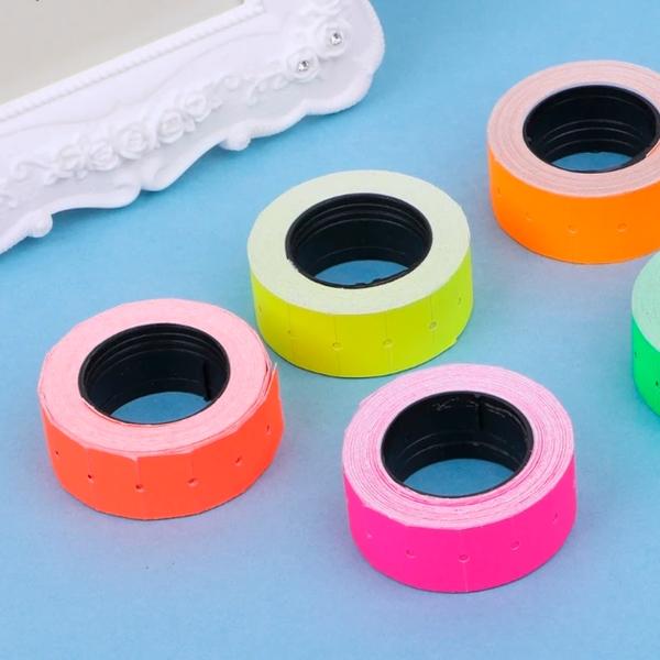 Rollo Etiquetas Colores Para Etiquetadora Manual Pistola De Precios