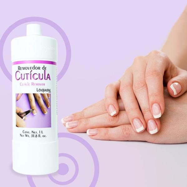 Removedor Ablandador De Cutícula Manicura Loquay 1 Litro