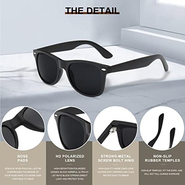 Gafas de sol polarizadas unisex DEMIKOS para hombre: imprescindibles ...