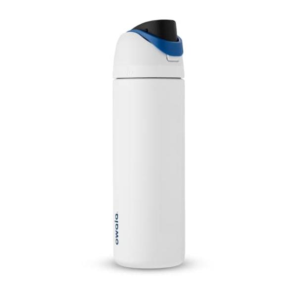 Botella de agua Owala Star Wars FreeSip de acero inoxidable con pajita, aislada, sin BPA, ideal para viajes, 717 ml, Stormtrooper