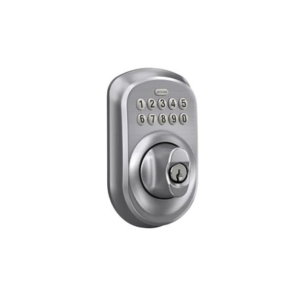 Cerradura electrónica con teclado SCHLAGE BE365 CAM 622, negro mate