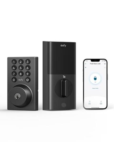 Cerradura inteligente eufy Security C30, entrada sin llave, cerrojo con ...