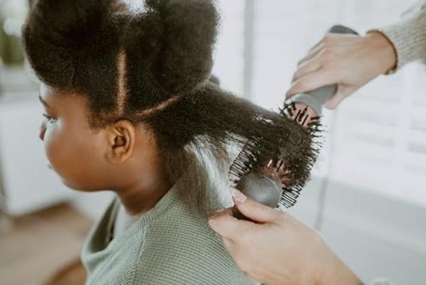 Cepillo voluminizador de un solo paso Hairitage + secador para rizar y alisar - Cepillo de cerámica y turmalina + voluminizador - Moldeador para peinados suaves, brillantes y sin f