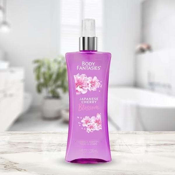Spray corporal con fragancia exclusiva Body Fantasies, flor de cerezo ...