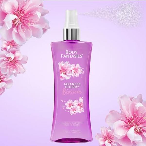 Spray corporal con fragancia exclusiva Body Fantasies, flor de cerezo ...