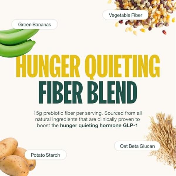 Batidos prebióticos Supergut | Sustituto de comidas | Potenciador de GLP-1 | Alto en proteínas y fibra | Sin azúcar añadido | Comida, refrigerio keto (Vainilla vegana, 14 porciones