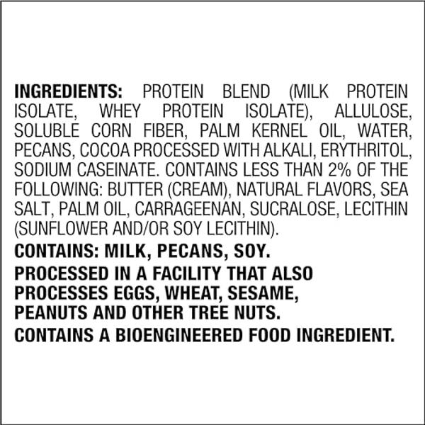 Barra de proteína Quest Nutrition de chocolate crujiente, caramelo y nueces pecanas (15 g de proteína, 1 g de azúcar, 3 g de carbohidratos netos), sin gluten, apta para dietas ceto