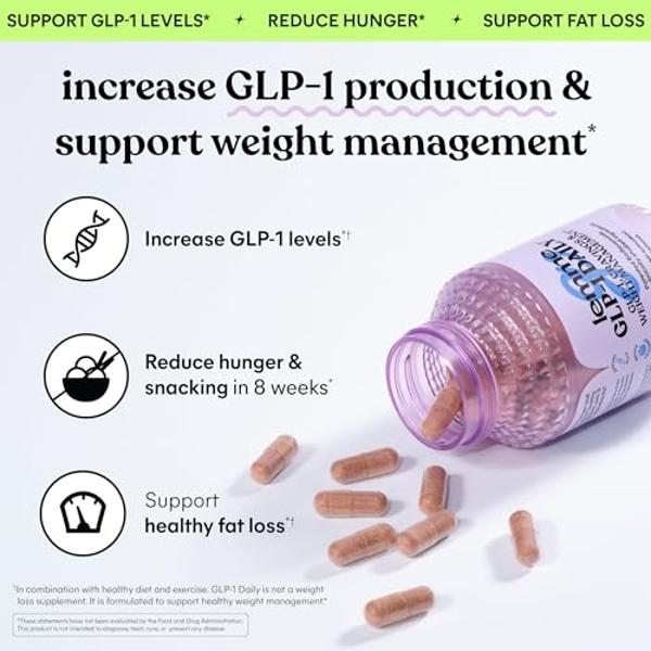 Lemme GLP-1 Daily: Reduce el hambre y los antojos, aumenta la producción de GLP-1, favorece la pérdida de grasa y el control de peso con ingredientes clínicamente estudiados. Sumin