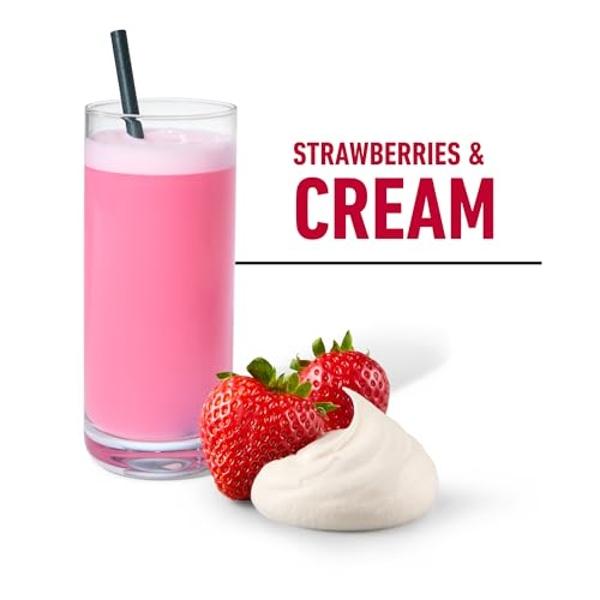 Isopure Zero Carb, proteína de suero 100 % pura, sin lactosa ni gluten, con vitaminas y sabor a fresas y crema. 25 g de proteína por porción, 450 g, 15 porciones (el empaque puede 