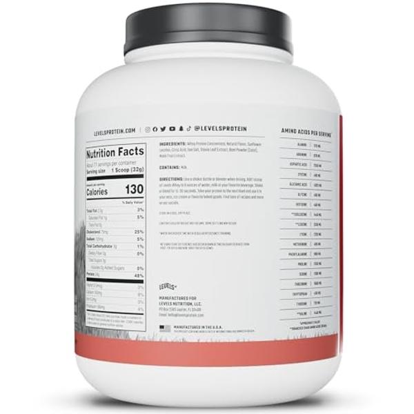 Isopure Zero Carb - Proteína de suero 100 % pura en polvo, sin lactosa ni gluten, con vitaminas y sabor a galletas y crema, 25 g de proteína por ración, 1,3 kg, 44 raciones (el env