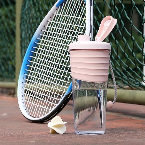 Botella mezcladora BlenderBottle Disney Princess Pro Series, perfecta para batidos de proteínas y pre-entrenamiento, 28 onzas, Mira lo lejos que llego, Moana