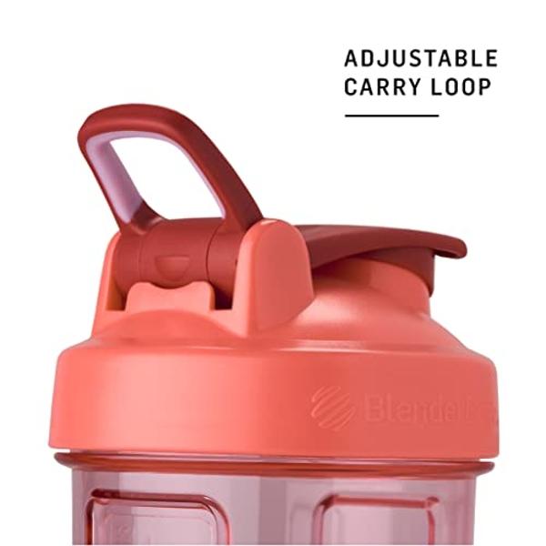 Botella mezcladora BlenderBottle Disney Princess Pro Series, perfecta para batidos de proteínas y pre-entrenamiento, 28 onzas, Mira lo lejos que llego, Moana