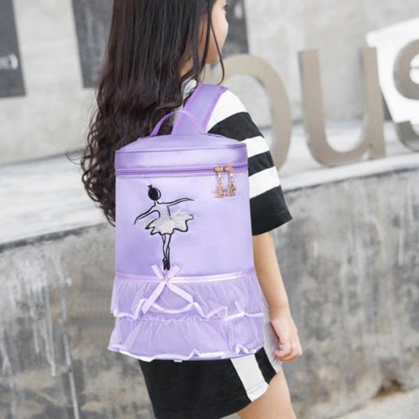 Mochila De Baile Ballet Estilo Princesa Maleta Deportiva Morado