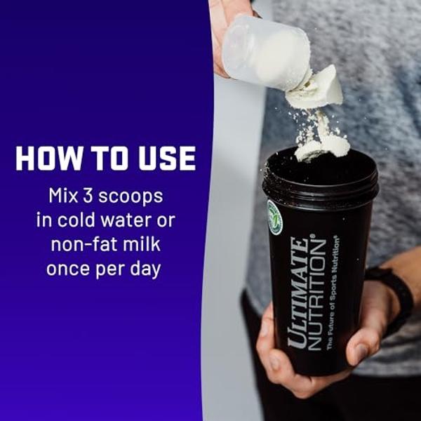 Ultimate Nutrition ISO Mass Xtreme Gainer: Ganador de masa muscular de alto contenido calórico con creatina y proteína de suero en polvo para ganar peso, masa muscular magra y volu