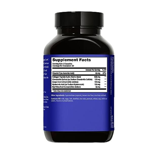 Suplemento para la piel HUM Collagen Love: péptidos de colágeno con ácido hialurónico y vitamina C que reafirman la piel y ayudan a minimizar los signos del envejecimiento. Supleme