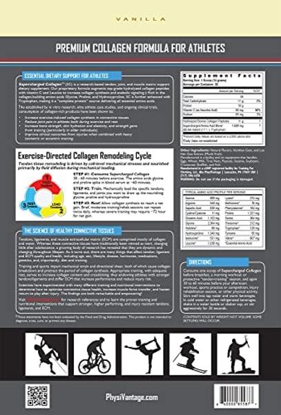 Péptidos de colágeno ProMix Nutrition, vainilla - Proteína de colágeno hidrolizada que promueve la salud de la piel, los huesos y las articulaciones, y favorece la recuperación. Añ