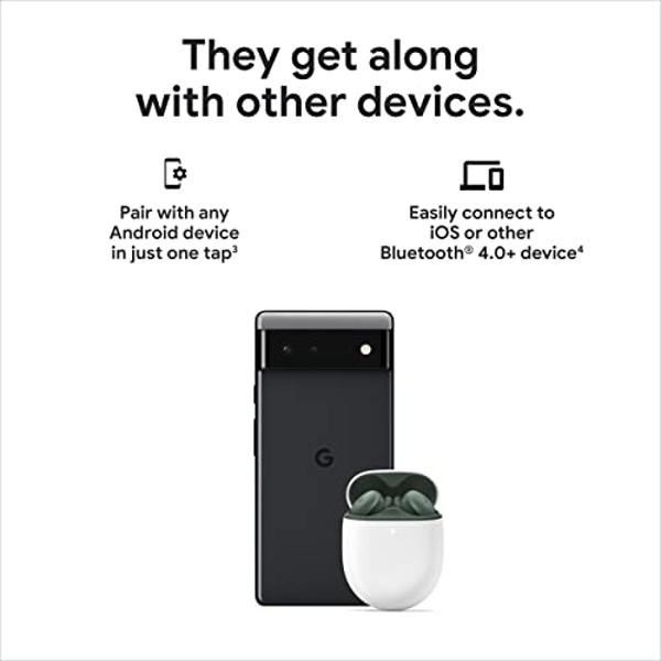 Google Pixel Buds Serie A - Auriculares inalámbricos - Auriculares con Bluetooth - Compatibles con Android - Mar