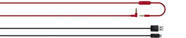 Auriculares inalámbricos supraaurales Beats Solo3 - Colección Beats Decade - Negro-Rojo Defiant (Renovados)