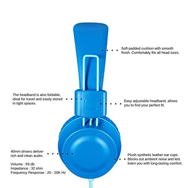 JBL Tune 510BT - Auriculares Bluetooth con hasta 40 horas de batería, micrófono para llamadas, plegables y cómodos, compatibles con Android e iOs (Blanco)