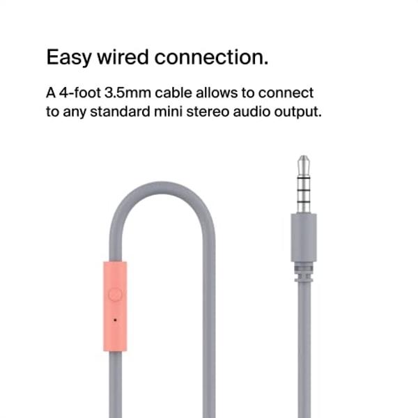 Audífonos para niños K11 plegables estéreo antienredos con cable de 1,5 m y conector jack de 3,5 mm para iPad, Amazon Kindle, Fire, niños, niñas, escuela, tableta y portátil (color