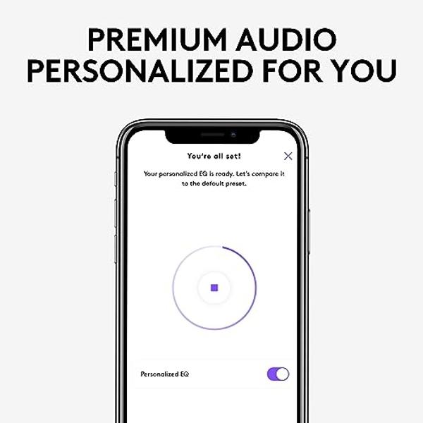 Auriculares con cancelación de ruido premium Logitech Zone 950 con ANC híbrido, Bluetooth, USB-C, USB-A, certificados para Zoom, Google Meet, Google Voice y Fast Pair - Grafito
