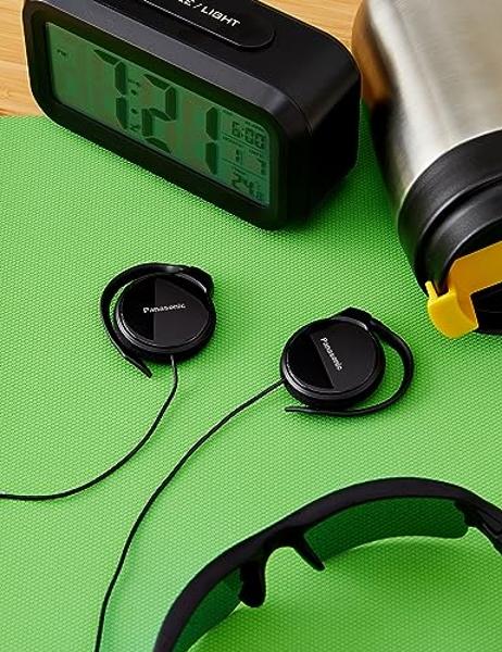 Panasonic - Rp-hs46e-k Auriculares delgados con clip - Negro