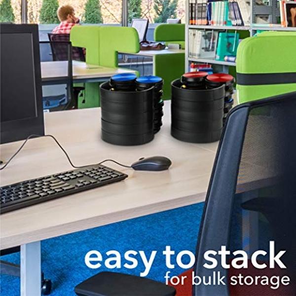 Audífonos escolares Sonitum para niños (paquete de 5), supraaurales de 3,5 mm y con cable para escuelas y bibliotecas. Ajustables, acolchados y con cable (colores variados).