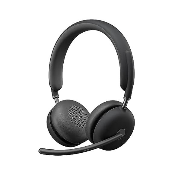 Auriculares con cancelación de ruido premium Logitech Zone 950 con ANC híbrido, Bluetooth, USB-C, USB-A, certificados para Zoom, Google Meet, Google Voice y Fast Pair - Grafito