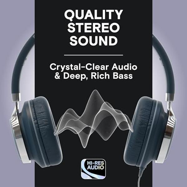 Auriculares con cable USB C ARTIX CL750 con micrófono y control de volumen, aislamiento de ruido para iPhone 15-16, auriculares con cable para computadora Samsung, supraaurales, fá